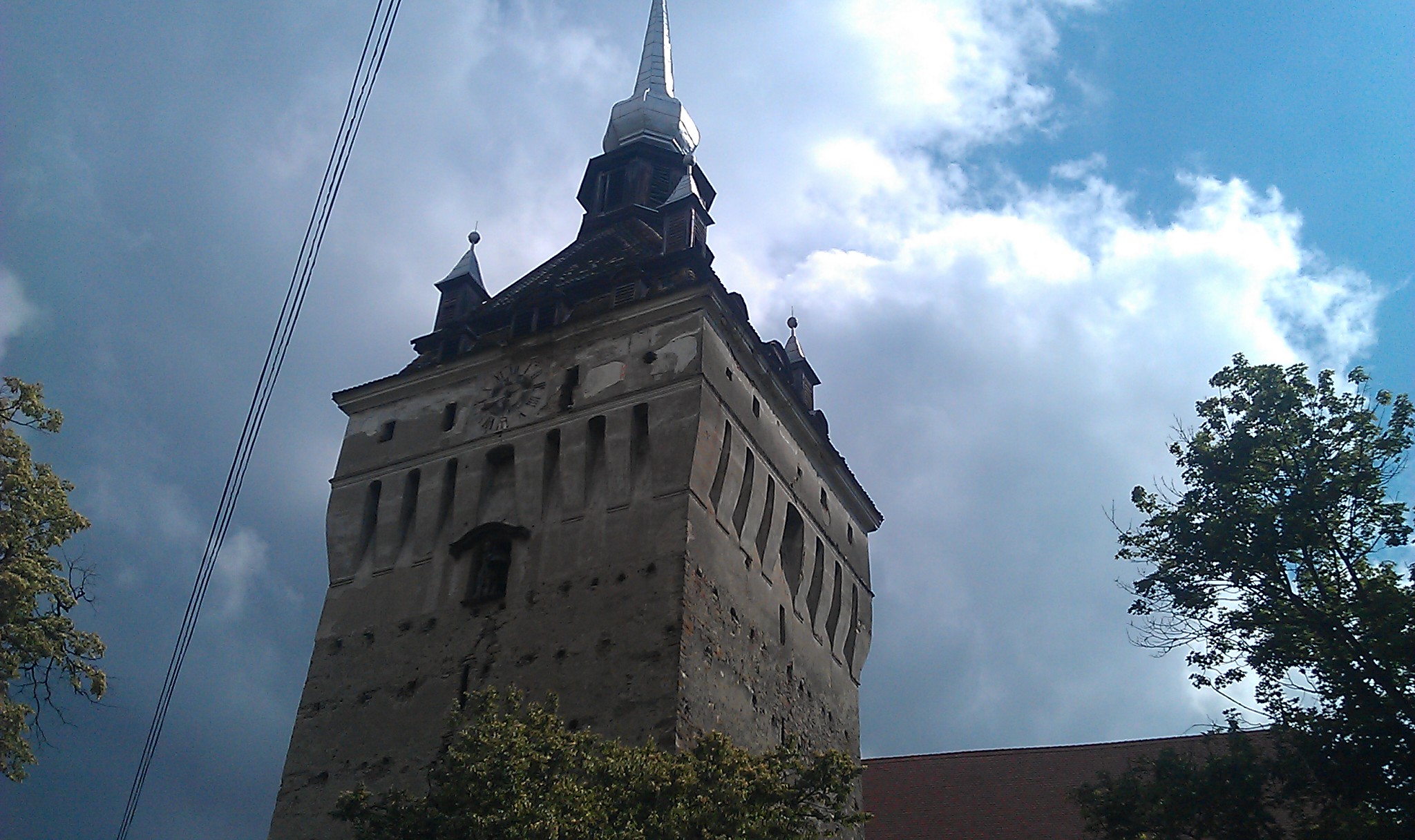 Turnul bisericii de la Saschiz